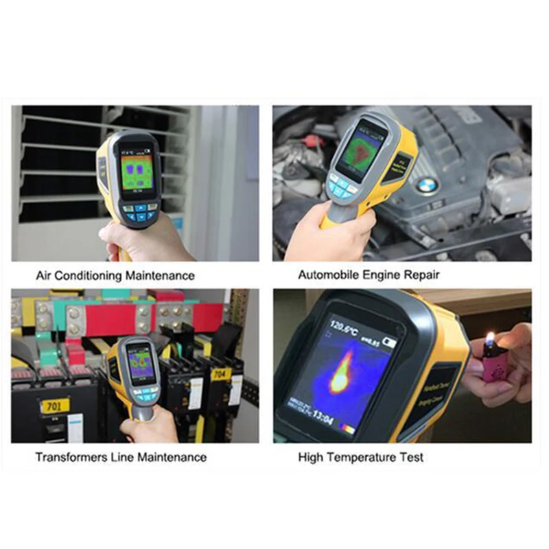  220X160 Infrared Thermal Imager IR Resolution Handheld Pixels Thermal Imaging Camera with 3.2