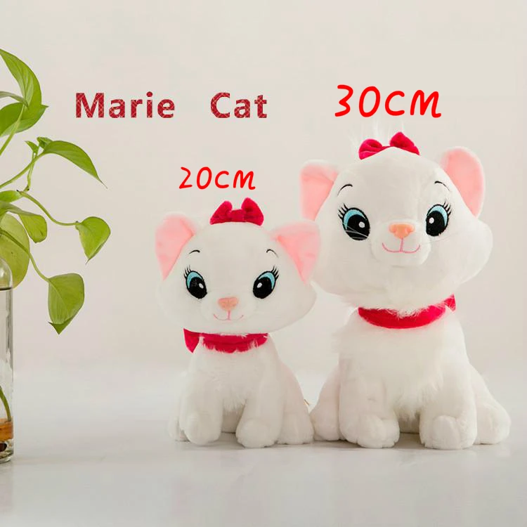 Горячие милые 1 шт. 20 см/30 см аристократы кошка плюшевые игрушки Marie Cat Мягкие Куклы Kawaii мягкие Мультяшные животные детские игрушки подарки для детей