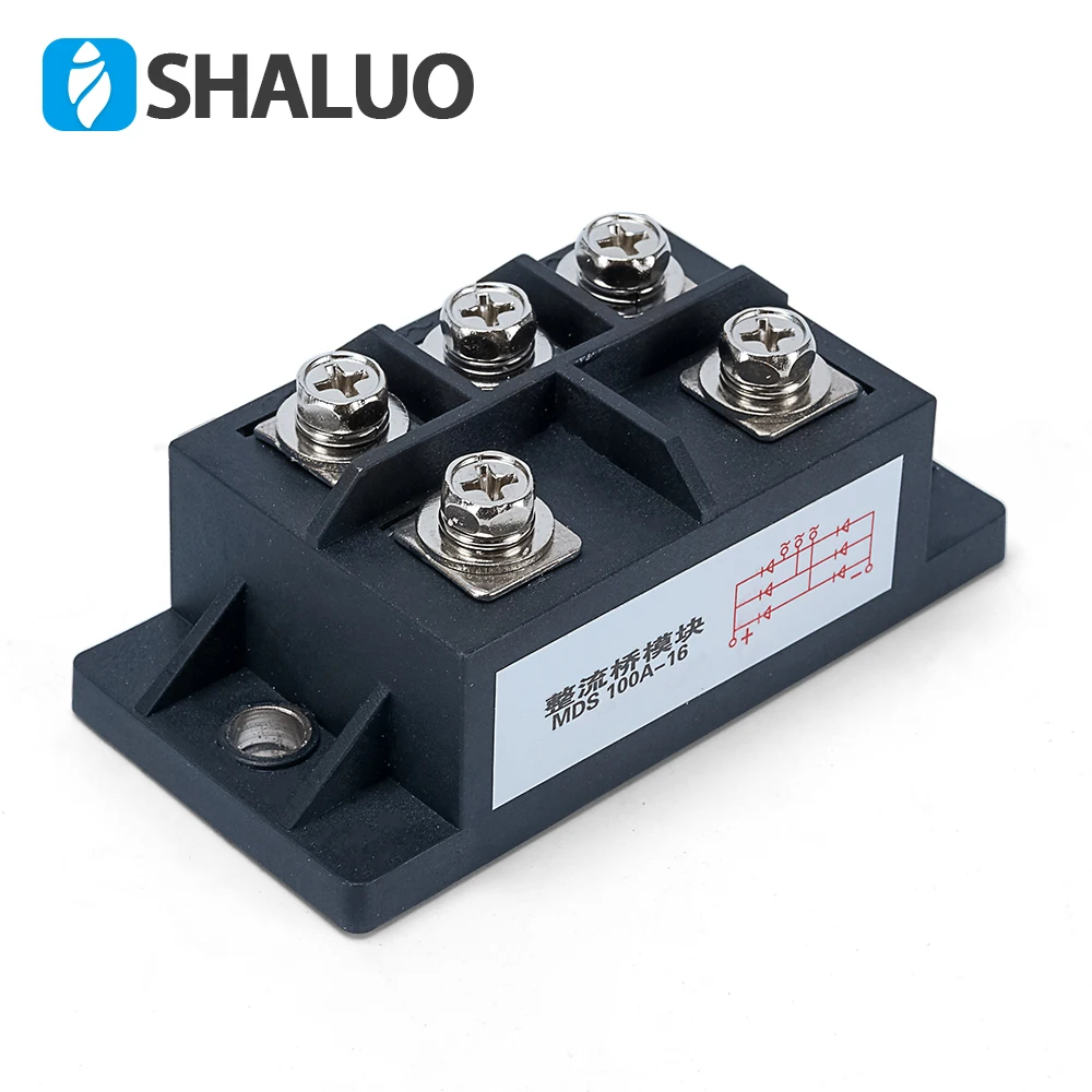 MDS100A AMP 1600V three phase diode rectifier bridge 100A rectifier module control diode rectifiers function for generator MDS100A AMP 1600V three phase diode rectifier bridge 100A rectifier module control diode rectifiers function for generator