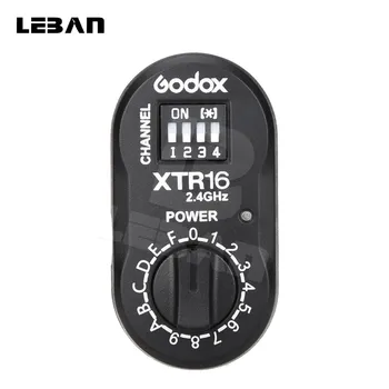 

Godox XTR-16 Wireless 2.4G Remote Control Flash Receiver for X1C X1N XT-16 Transmitter Trigger Wistro AD360/DE/QT/DP/QS/GS/GT