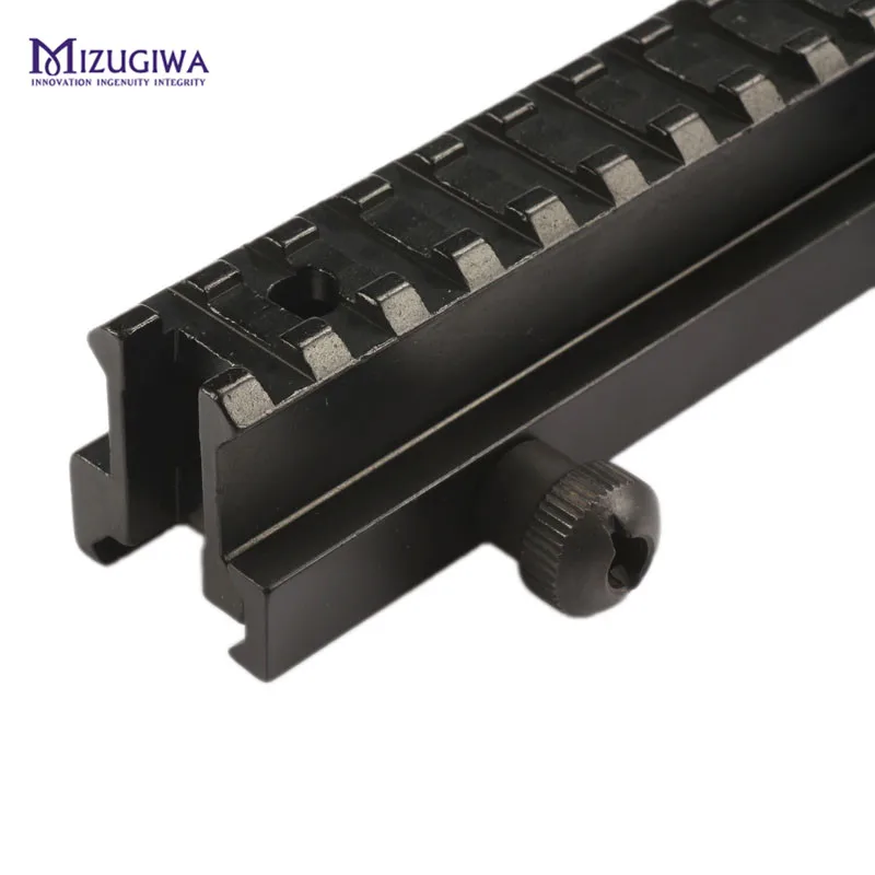 MIZUGIWA AR Riser Mount Weaver Picatinny High Profile See Thru 20 мм с 13 слотами Weaver Picatinny Rails плоский верх винтовка пистолет