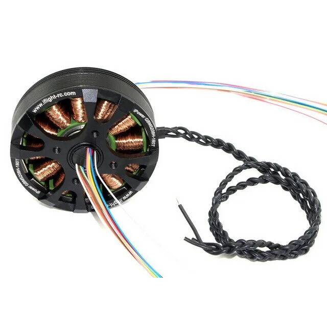 

iPower Gimbal Brushless Motor GBM5208H-180T Hollow Shaft w/Slip Ring for Gimbal FPV