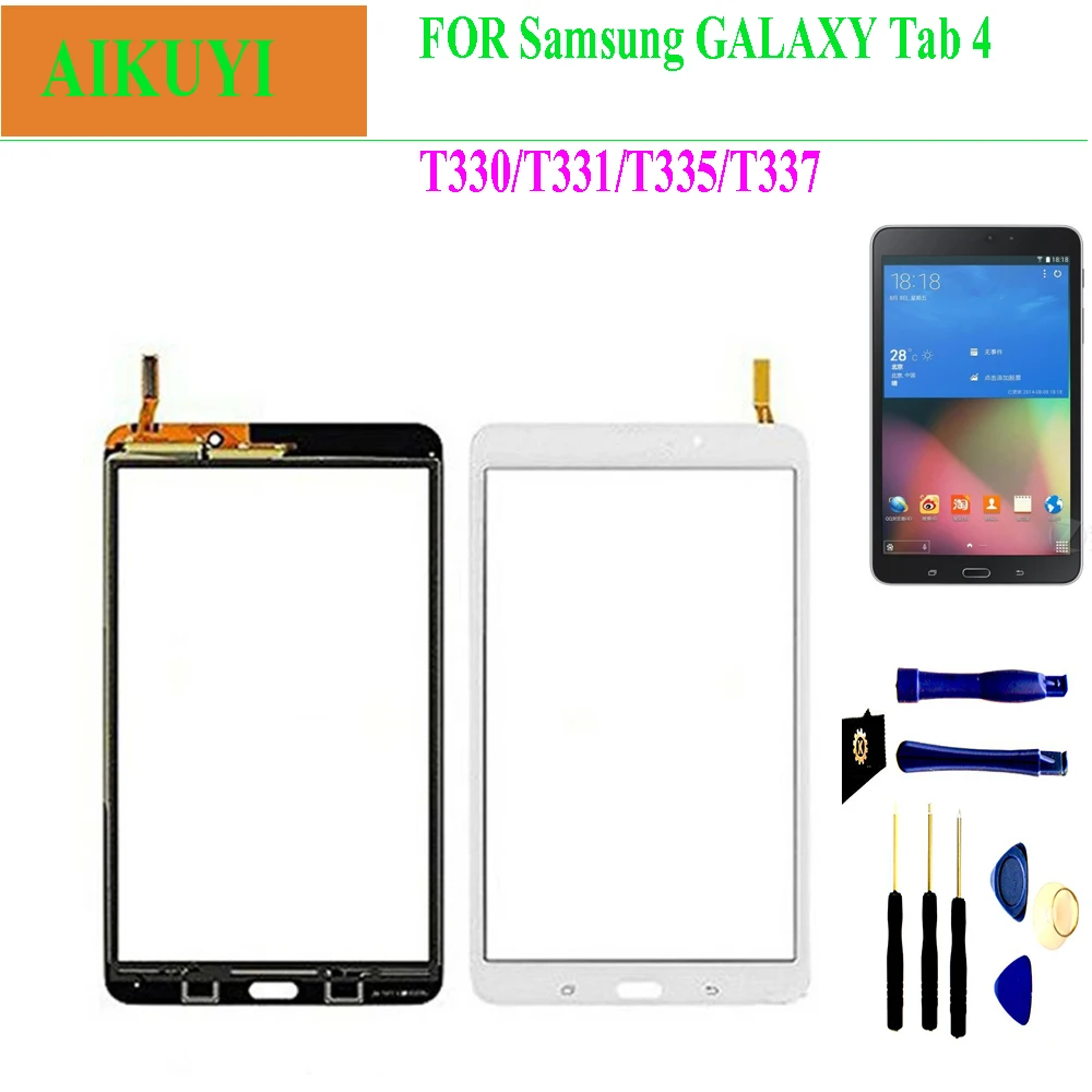 Сенсорный экран для Samsung Galaxy Tab 4 8 0 T330 T331 T332 T335 T337 дигитайзер ЖК панель переднее