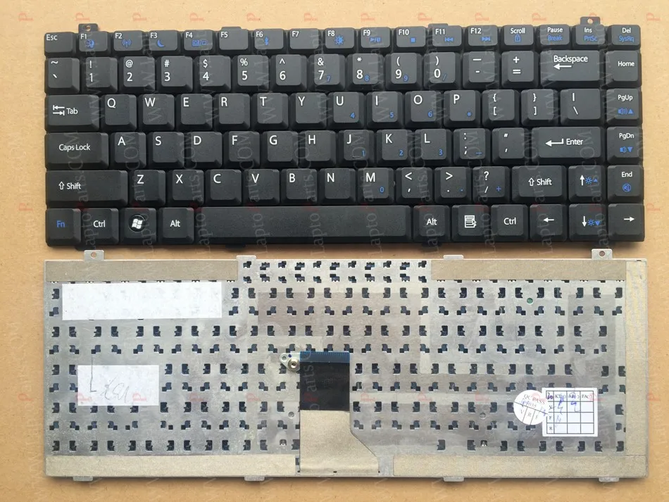 New us keyboard for GateWay W350A W350I W650L T 6824c M 6000 T6322 Black laptop keyboardin