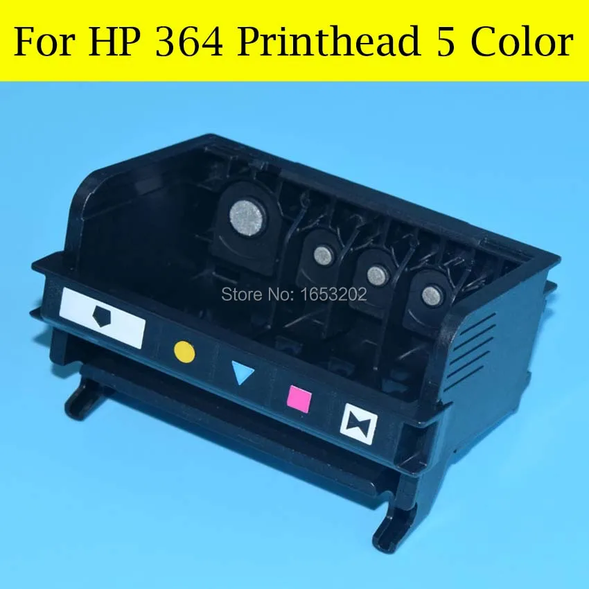 5 цветов для головки принтера HP364 HP D5460 C309A C310A C410B C410C C510A CN503B CQ521B 364 | Компьютеры и