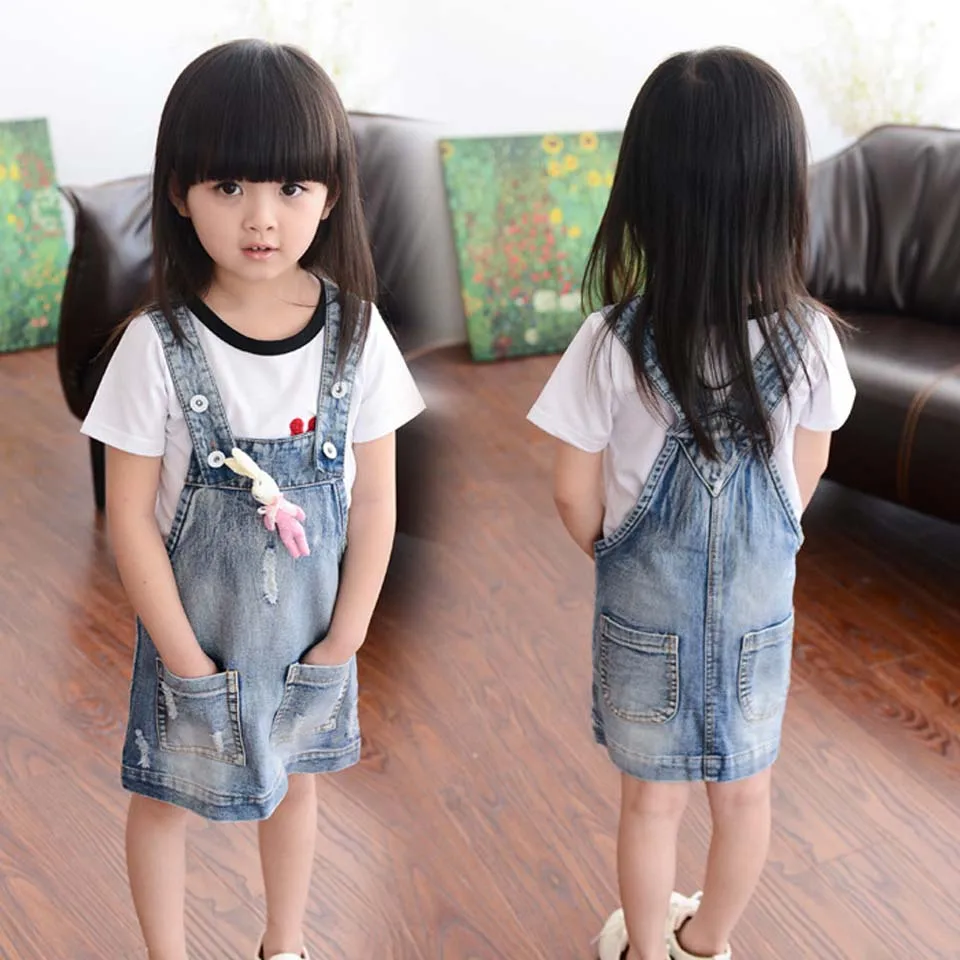 2018 Spring Summer Baby Girl Overalls Dress Children Overalls Girl