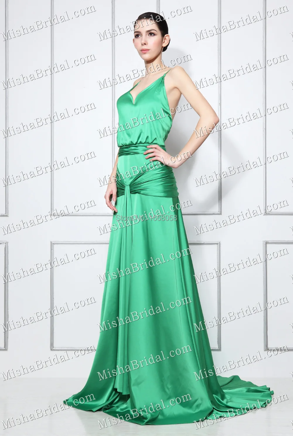 Keira Knightley Atonement Green V neck 