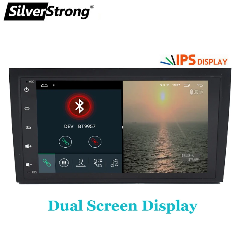 Clearance SilverStrong 2Din IPS Android9.0 Car Radio for Audi A4 RS4 2002-2011 A4 Car GPS stereo Navigation S4 2 DIN RADIO 2