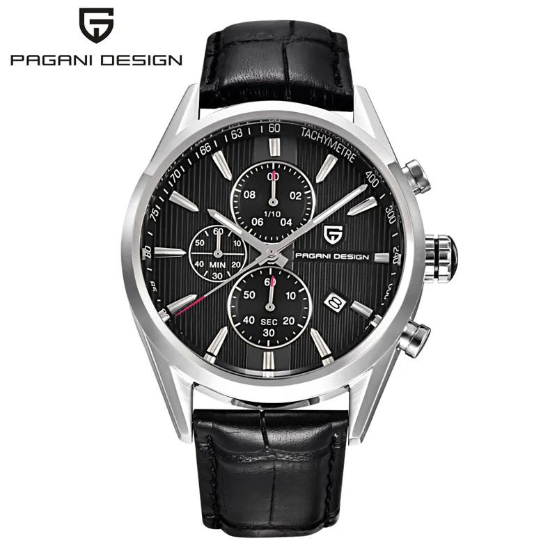 Relogio masculino Pagani Дизайн хронограф Повседневное Мужские часы японский движение моды