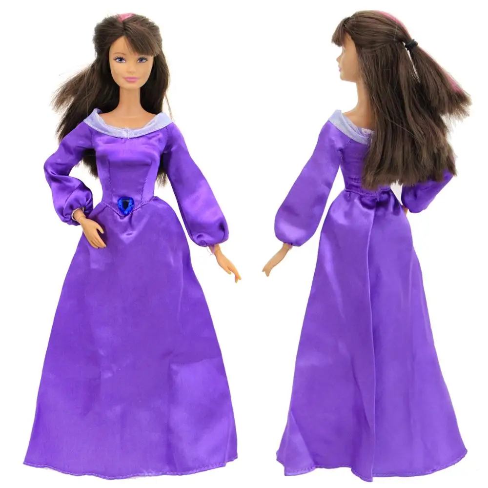 11.99US $ |Elegant Princess Dress Fairy Tale Copy Aladdin Jasmine Purple Ou...