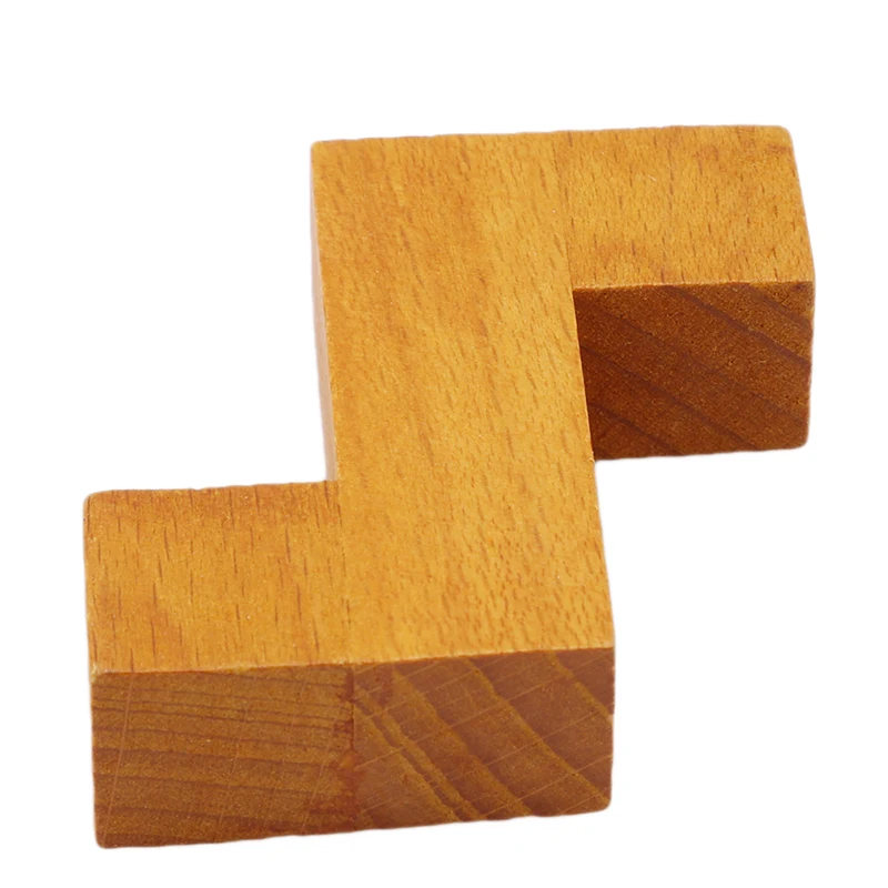 Головоломка строительные блоки образовательная разведка коробка игрушка деревянная игра