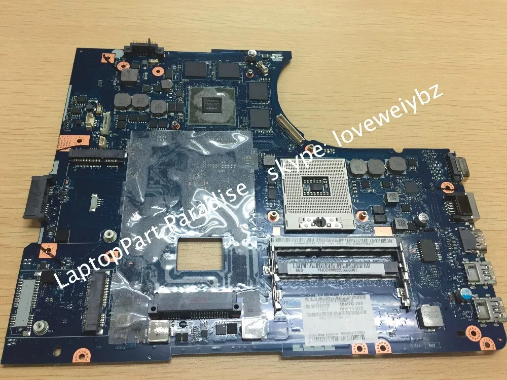 New QIWY4 LA 8002P For Lenovo Y580 Laptop font b Motherboard b font with GPU GTX660M