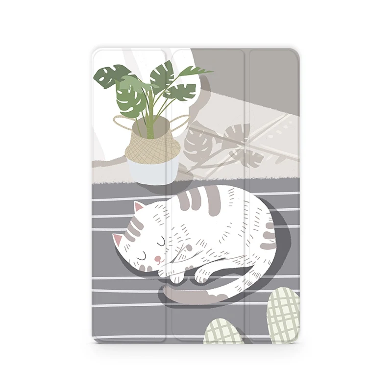 Магнитный чехол книжка Cat для ipad Pro 9 7 air 10 5 11 2 12 2018 Mini 3 4 2019 планшета нового 7th