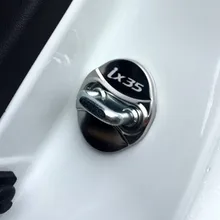 Для hyundai ix35 аксессуары 4 шт. крышка дверного замка автомобиля из нержавеющей стали для стайлинга автомобилей