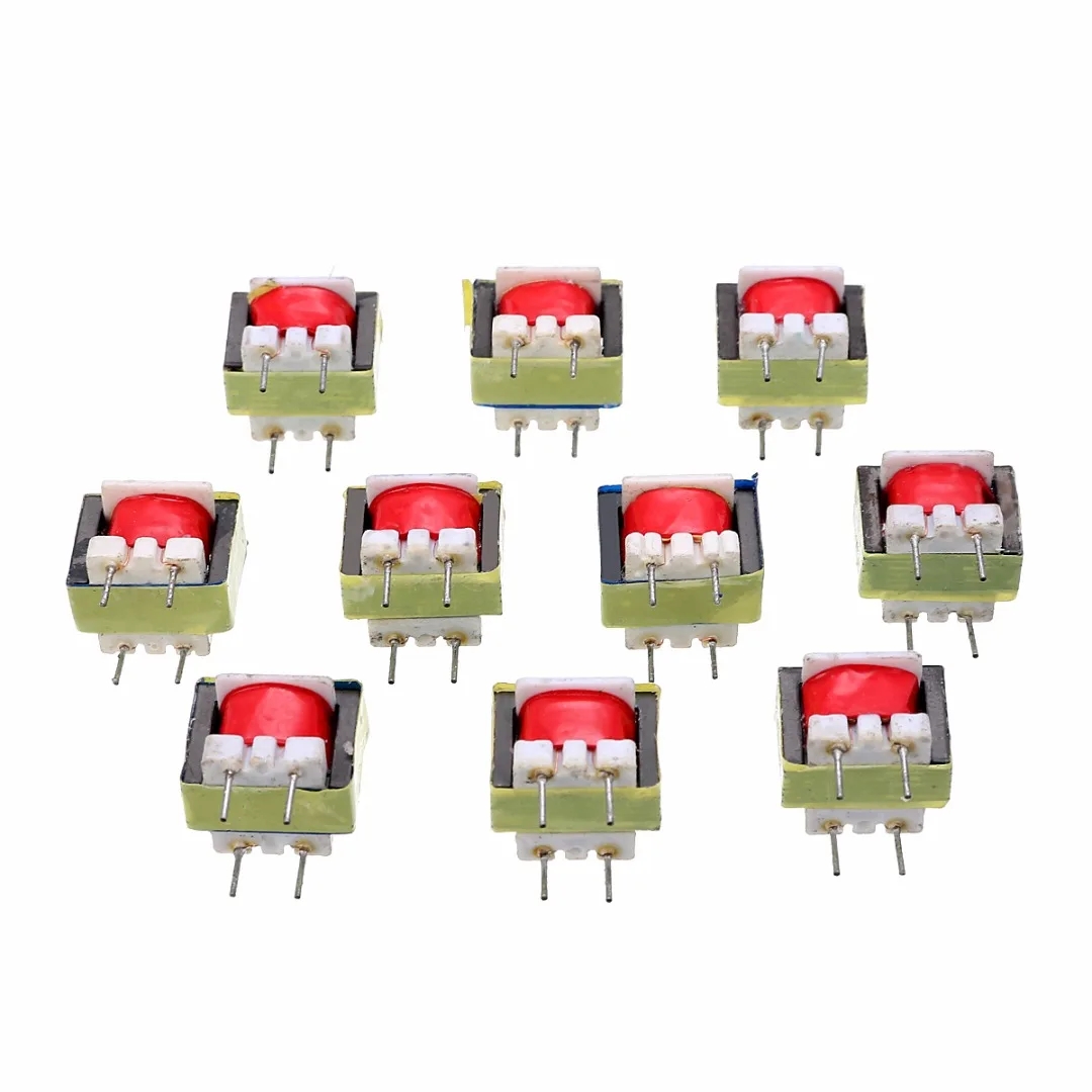 10pcs/pack High Frequency EI14 Audio Transformer Transformateur Audio 1300 : 8 Ohm POS Transformador Ringing Mayitr