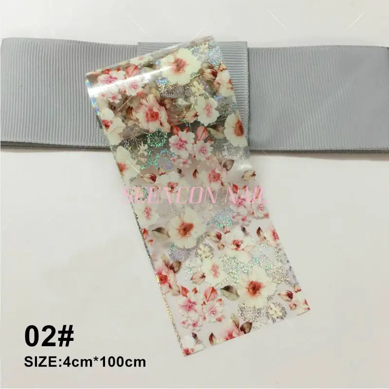 Новая японская наклейка 5 шт. 3D переводная фольга бумажная оболочка/цветок переводная наклейка для ногтей украшение для ногтей 4 см x 100 см nail art decal