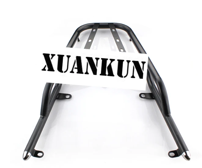 

XUANKUN Scooter Rear Shelf Tail Box Frame Siamese Tail Frame Plating Black Paint Shelf