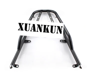 

XUANKUN Scooter Rear Shelf Tail Box Frame Siamese Tail Frame Plating Black Paint Shelf