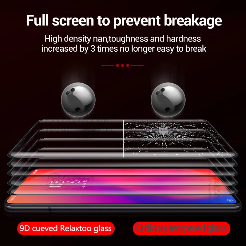 9D изогнутое закаленное стекло для Xiaomi redmi K20 pro защита экрана Redmi k20 K 20 k20pro защитная