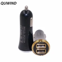 Quwind 5 В 2.1a Dual USB Автомобильное Зарядное устройство для iPhone 5 6 6S 7 iPad воздуха мини