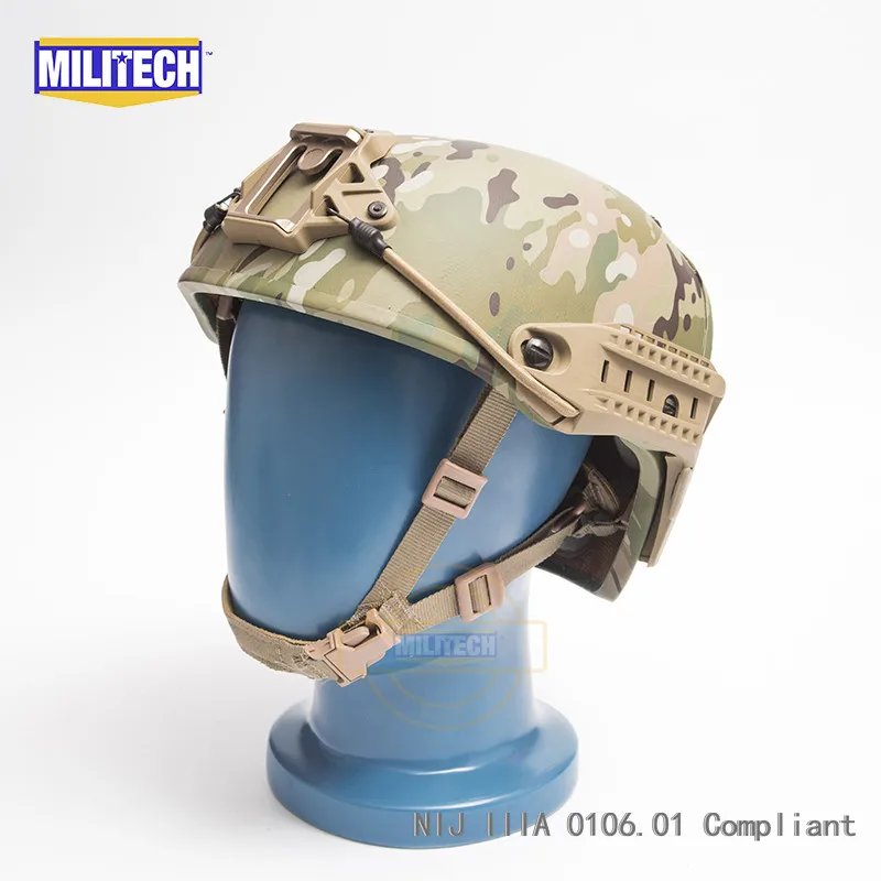 MILITECH M/LG Мультикам MC NIJ уровень IIIA 3A воздуха Рама Арамидных Пуленепробиваемый Шлем