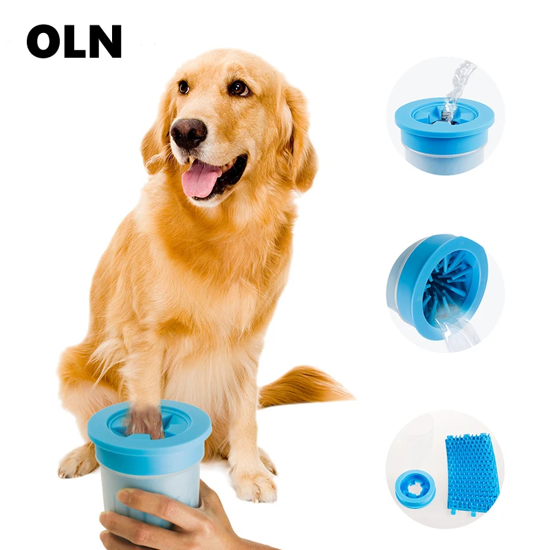 

Portable Pet Foot Washer Cup Soft Silicone Bristles Pet Clean Brush Quickly Cleaning Paws Muddy Feet Dog Foot Wash Tools