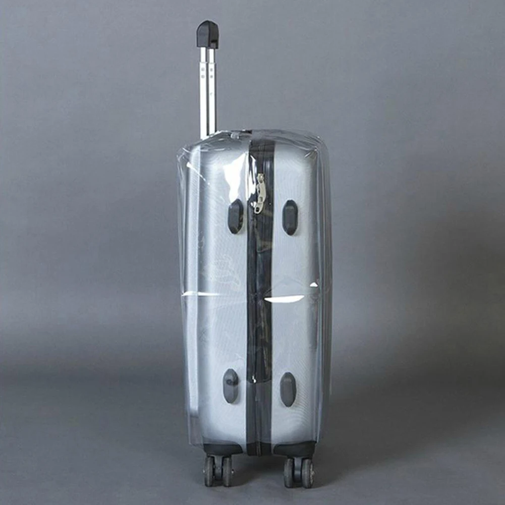 Горячая 20/22/24/26/28 прозрачные чехлы для багажа водонепроницаемое покрытие чемодана путешествия Толстый ПВХ защитный слой от пыли # H12 ^-^