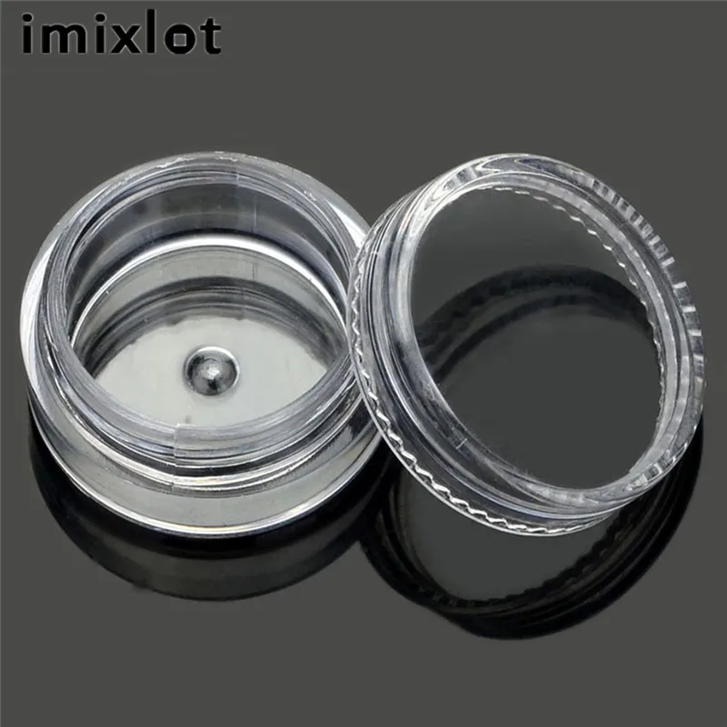 Пластиковая круглая прямоугольная прозрачная коробка imixlot для пирсинга тела