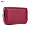 WESTCREEK Genuine Leather Organizer Business RFID Credit Card Holder Cowhide Minimalist Women Travel Card Bag Men Small Wallet ► Photo 3/6