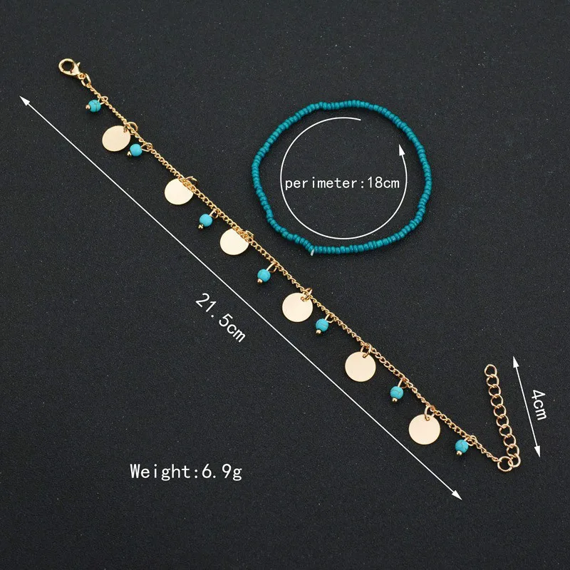 Богемные бусины лодыжки браслет для женщин ноги цепи кисточкой ножной браслет Винтаж ноги ювелирные изделия подарок