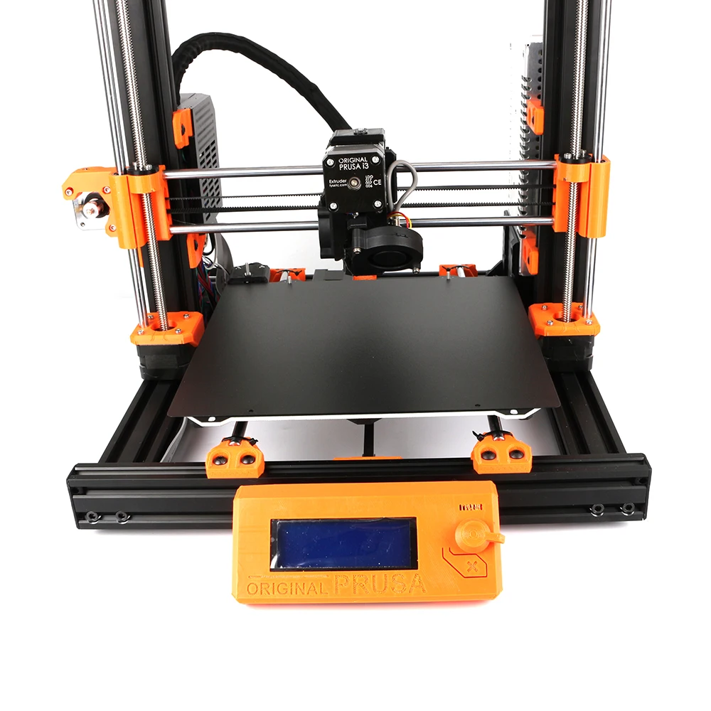 Prusa I3 MK3 MK52 черный двухсторонний текстурированный PEI пружинный стальной лист с порошковым покрытием PEI Монтажная пластина для Prusa i3 MK2.5S mk3 MK3S