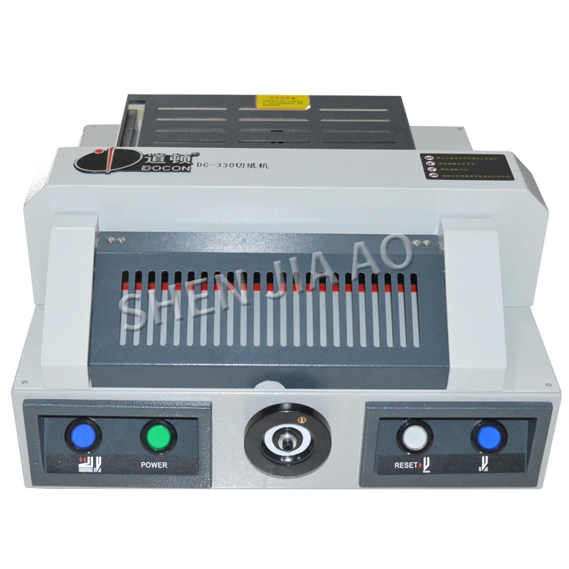 Electric paper cutting machine DC 330 desktop paper cutter machine book