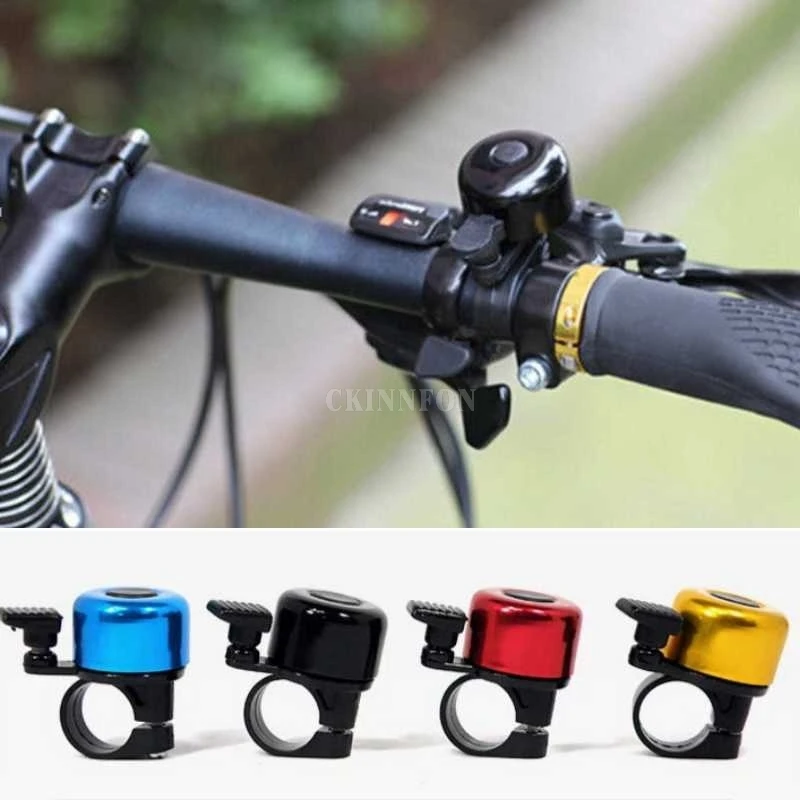 

DHL 1000PCS For Safety Cycling Bicycle Handlebar Metal Ring Bike Bell Horn Sound Alarm Bicycle Outdoor Protective Bell Rings