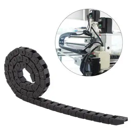 

Good Quality 10 x 20mm 1M Open On Both Side Plastic Towline Cable Drag Chain for bga repair machine CNC machine