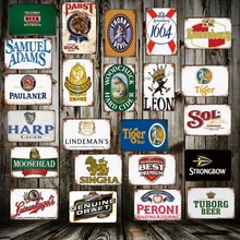 [WellCraft] Пивной бар Паб Металлическая Вывеска настенные плакаты художественная винтажная живопись индивидуальность индивидуальный Декор LT-1725