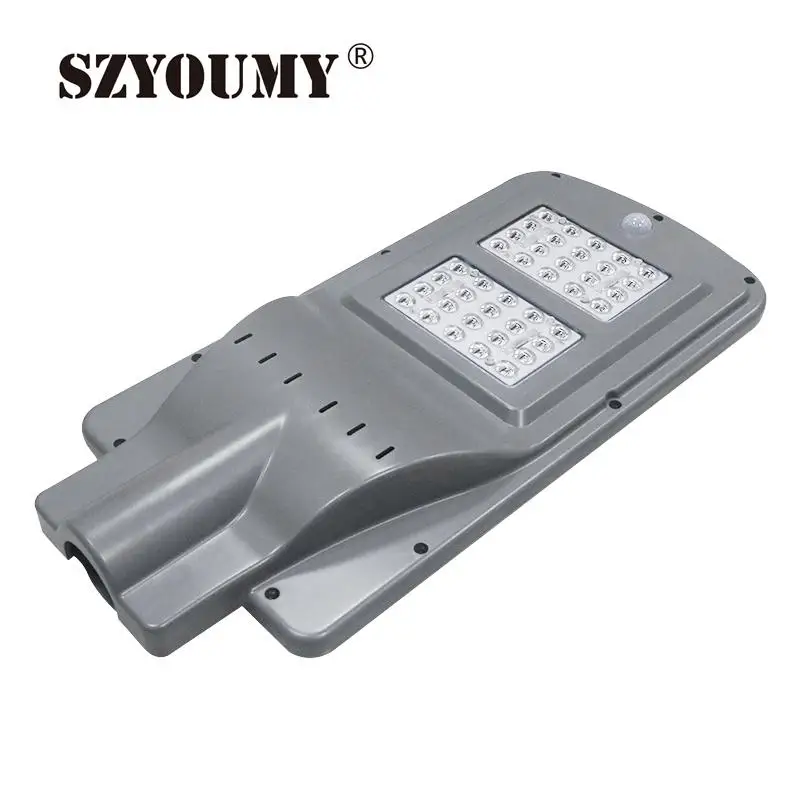 

SZYOUMY 5pcs 20W 40W 60W LED Solar Street Light Outdoor Waterproof IP65 PIR Sensor Smart Light Color Temperature 6000K