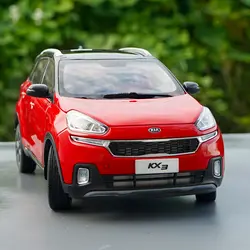 1:18 Dongfeng Yueda KIA KX3 маленький внедорожник сплав модель машины, Литые металлические развивающие игрушки, качественные Подарки, Бесплатная