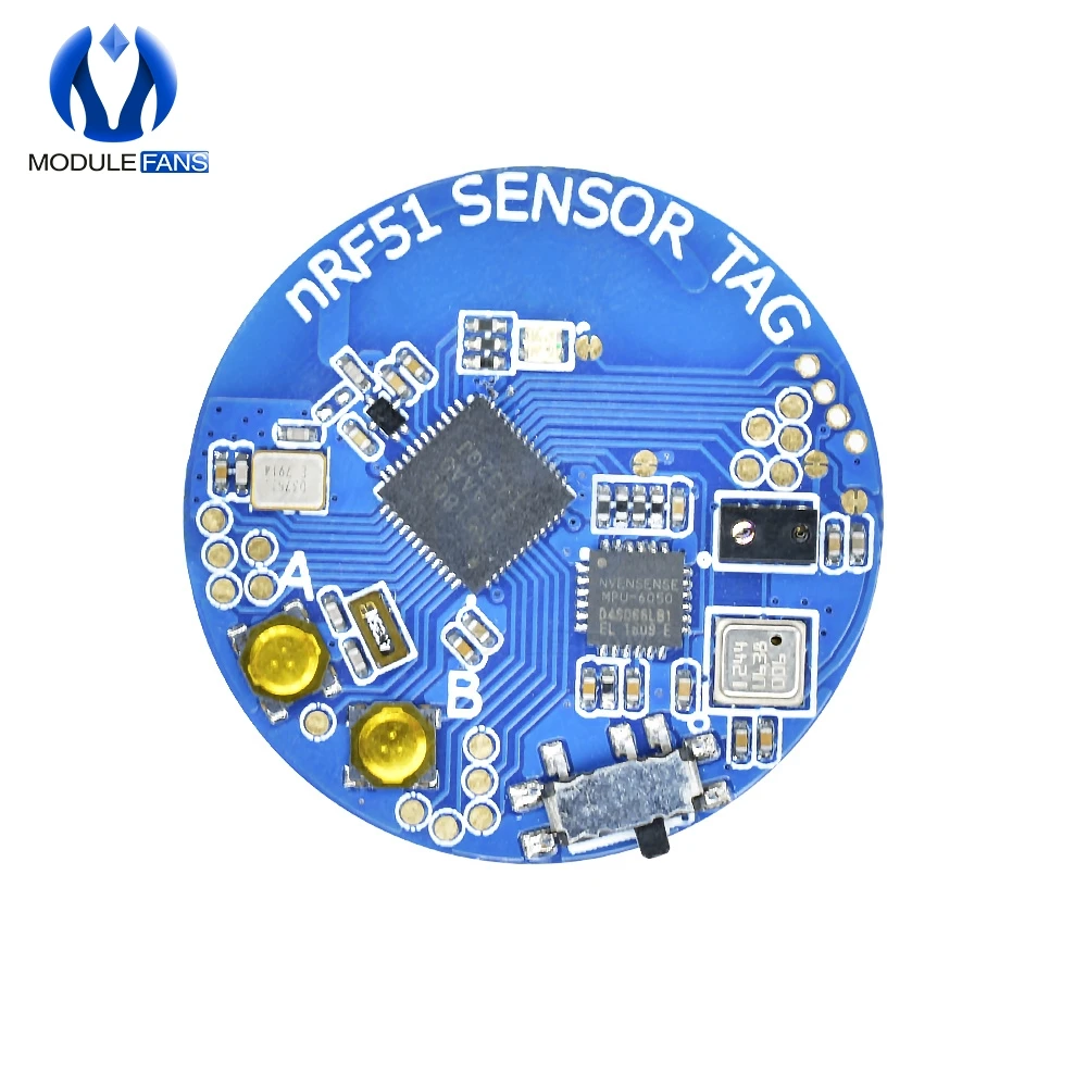 

nRF51822 Bluetooth 4.0 BLE SOC Temperature Atmospheric Pressure Acceleration Sensor Module Gyroscope Light Sensor MPU6050 AP3216