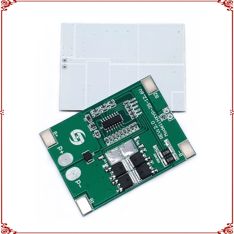 3 серии 11,1 в 12 В 12,6 в литий-ионная батарея защитная пластина непрерывный ток 14а ограничитель 20А