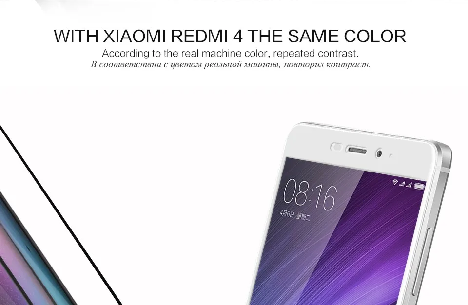 2 шт Полное стекло для xiaomi redmi 4x защита экрана redmi 4 pro prime 9H закаленное Полное покрытие олеофобное покрытие redmi 6 6A