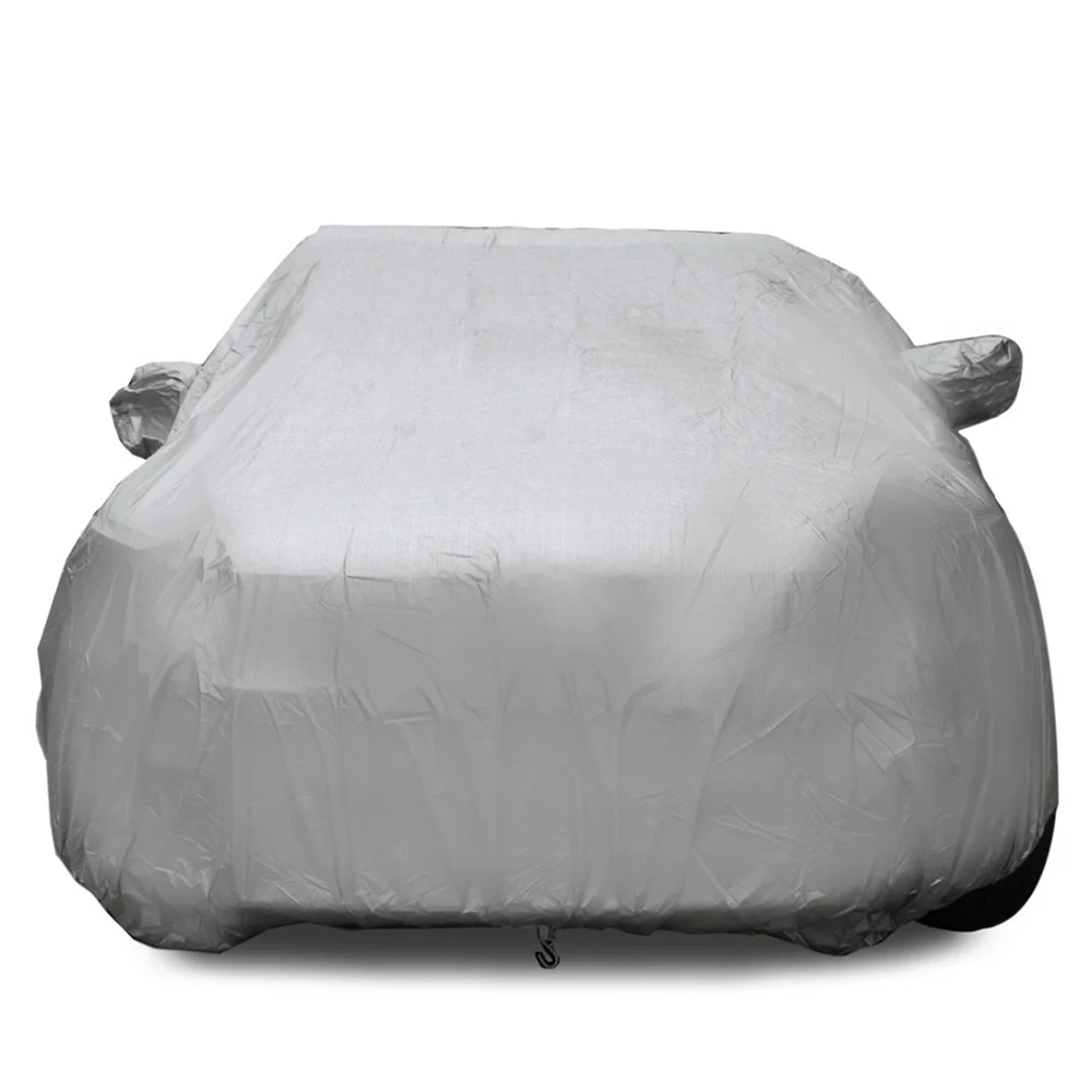 Car Covers Tarpaulin Waterproof Thickening Outdoor Sun Protection Cover Auto Accessories Reflector Dust Rain Snow Protective