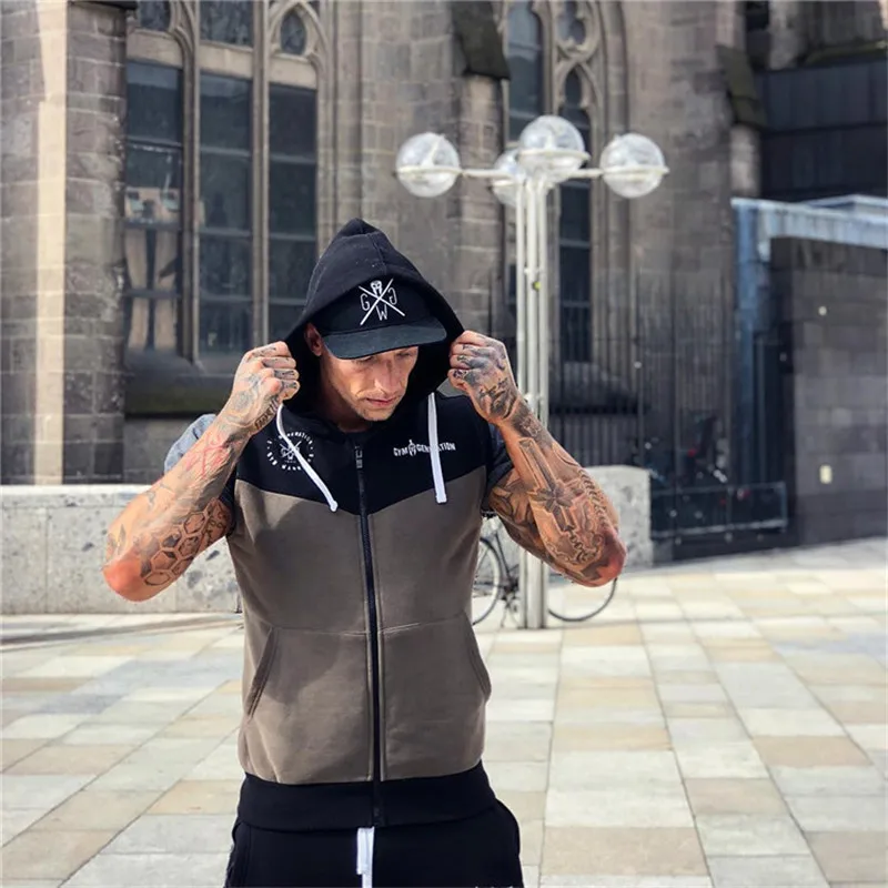 hooded sweatshirts men sport jacket-7