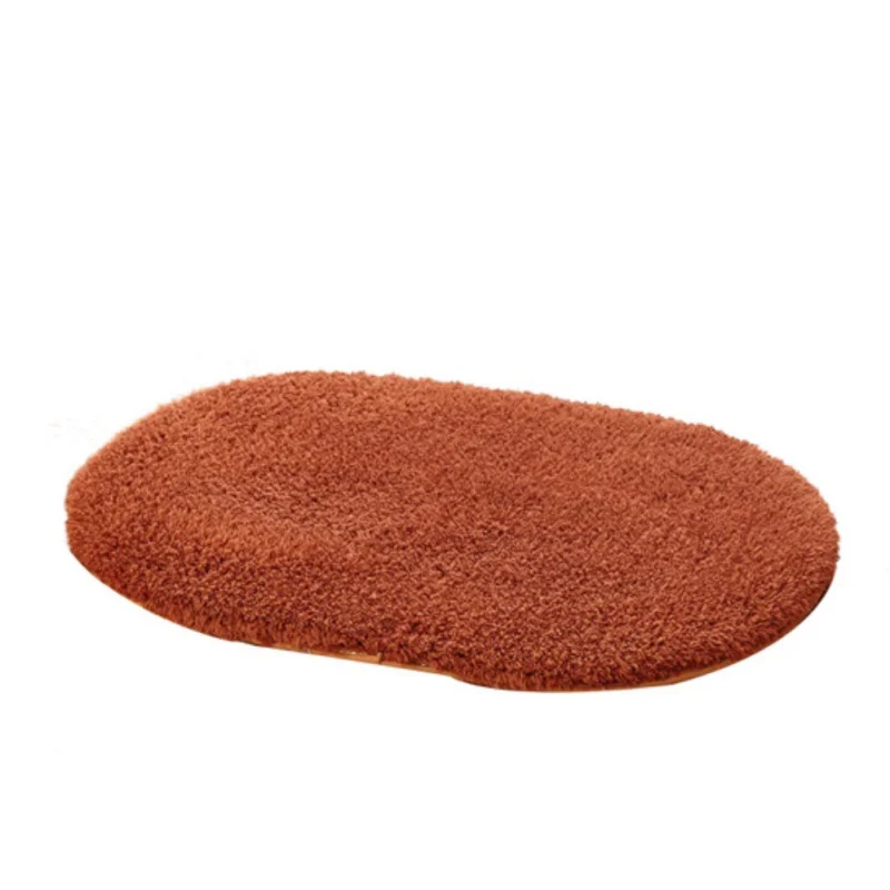 Коврики для спальни Овальный коврик жесткая тяга Современный Шелковый ковер для гостиной журнальный столик диван прикроватный коврик