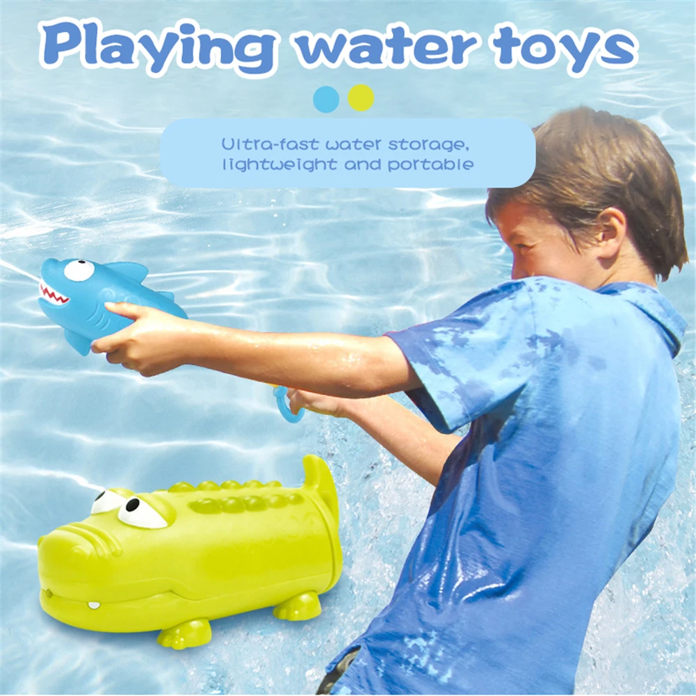 Детский накачки водометы игрушка крокодил, Акула Форма Летний пляж открытый бассейн водяные игрушки Ванна для младенцев игрушка