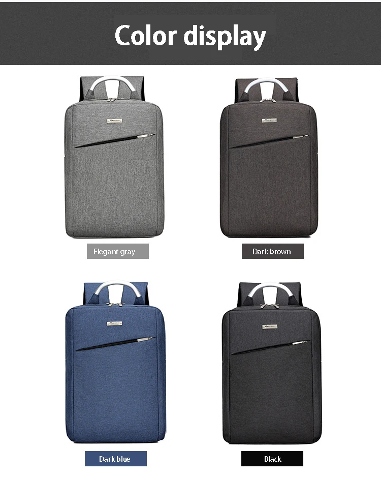 Новая мода большая емкость сумка для ноутбука сумка Оксфорд ткань Водонепроницаемый рюкзак для путешествий деловой портфель