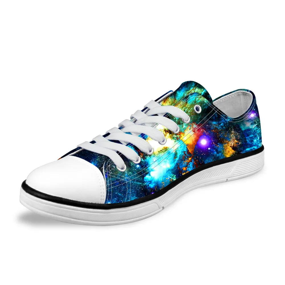 

Galaxy Sky Blue Canvas Shoes Women Summer Outside Sneakers Ladies Leisure Breathable Footwear Ultralight Anti-slip Sneakers