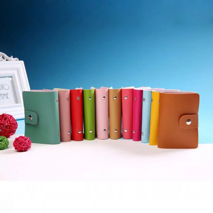 

2019 New High Quality Men's Wallet Leather Visiting Cards Credit Card Holder Case Wallet Business Card Package Women's Handbags