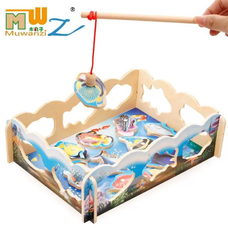 

Magnetic Fishing Kits Learning Toys For Children 2-4 Years Patient Training Color Perception Hand-eye Coordination Green Quality