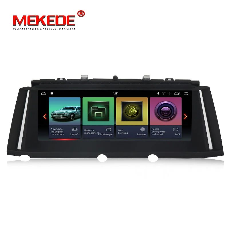 MEKEDE Car Multimedia player 6 Core Android 8.1 Car dvd player For BMW 7series F01 F02 CIC NBT system GPS navigation WIFI BT