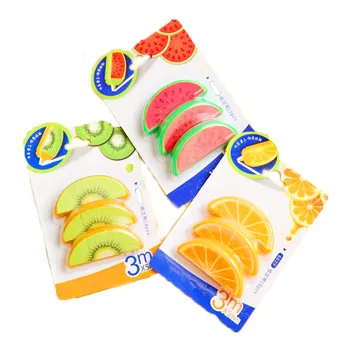 

Cute Kawaii Plastic Correction Tape Creative Donut Fruit Corrector Tape Office School Supplies Korean Student Stationery Eraser